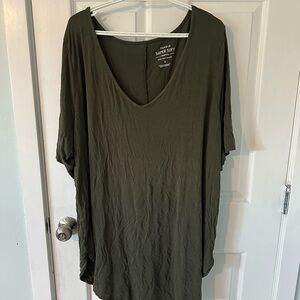 Torrid Super Soft Olive Knit Top